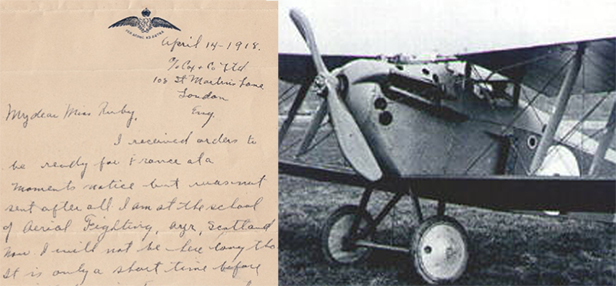 WW1 Ace’s Letters Sharing Combat Experience to Hit Auction Block