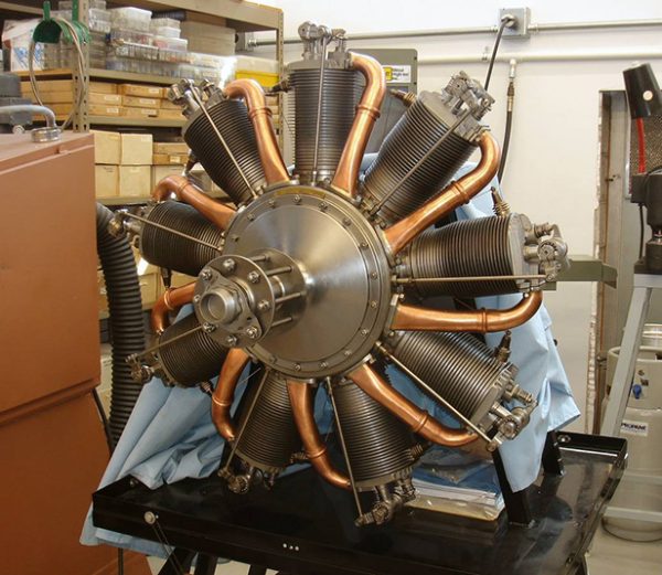 Ww1 Le Rhone Rotary Engine Offered For Sale