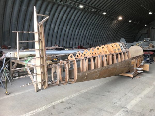 Full-Scale Wooden Spitfire Reproduction Project Offered For Sale