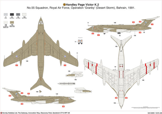 AIRFIX A12009 Handley Page Victor K.2 1:72 AIRCRAFT MODEL KIT