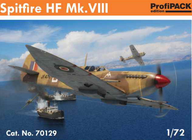 Eduard to Release New 1/72 Spitfire HF Mk.VIII Model Kit