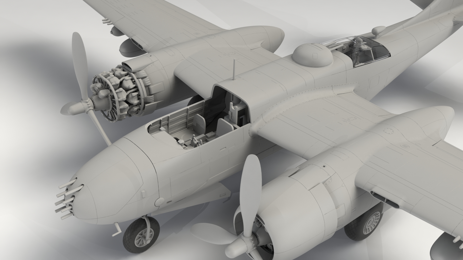 ICM Releases New Tool B-26B-50 Invader Model Kit