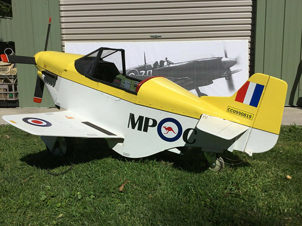 p 51 mustang pedal plane