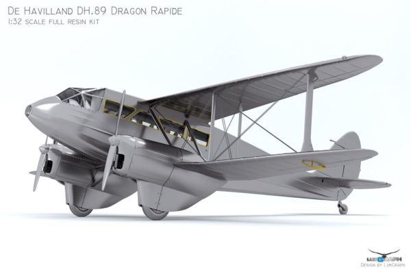 de havilland dragon rapide model kit