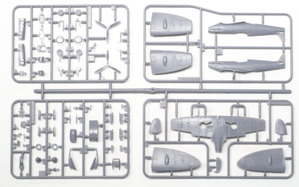 First Look: Sprues, Test Build for Airfix’s New Tool Spitfire Mk Vc