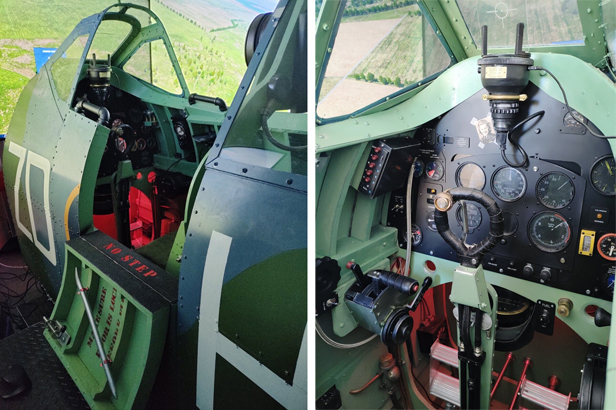 spitfire cockpit simulator